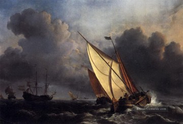  Sturm Galerie - Niederlande Fischerboote in einem Sturm Turner